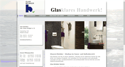 Desktop Screenshot of glas-beinker.de